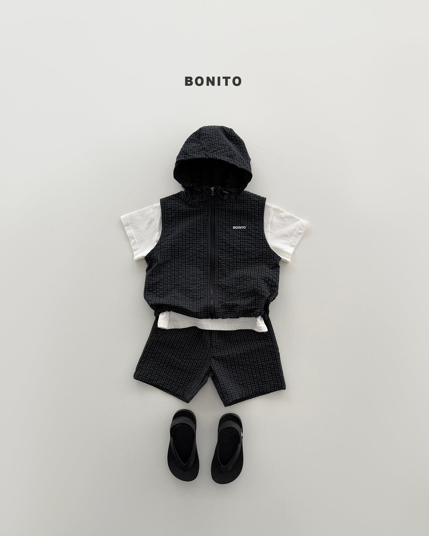 【PREORDER 4日間限定】39.high vest zip-up set