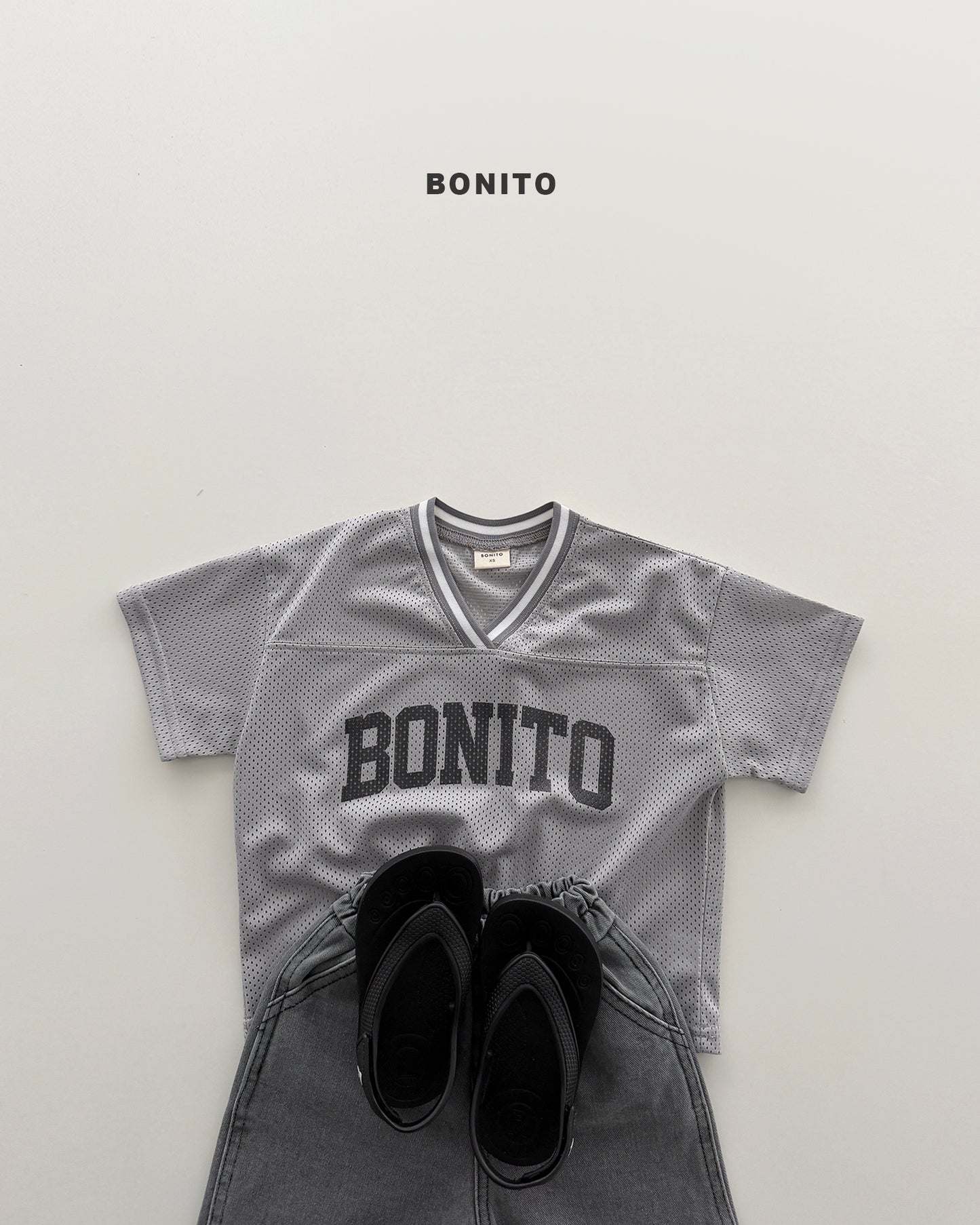 【PREORDER 4日間限定】15.bonito mesh tee