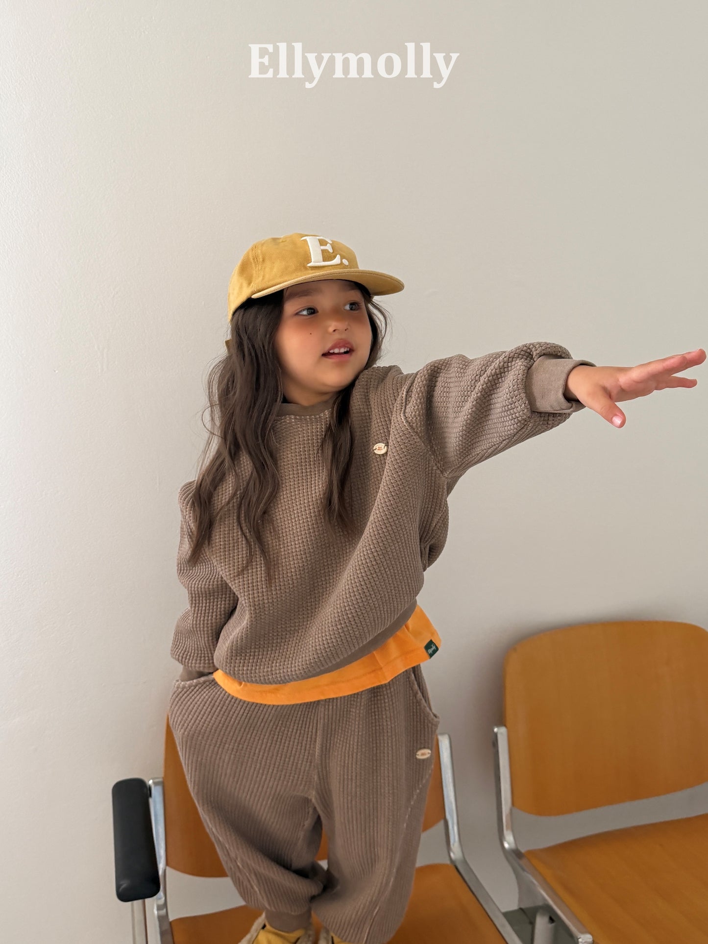 【PRE-ODER〆8.9(sun)】06.King Waffle Sweatshirt | ellymolly