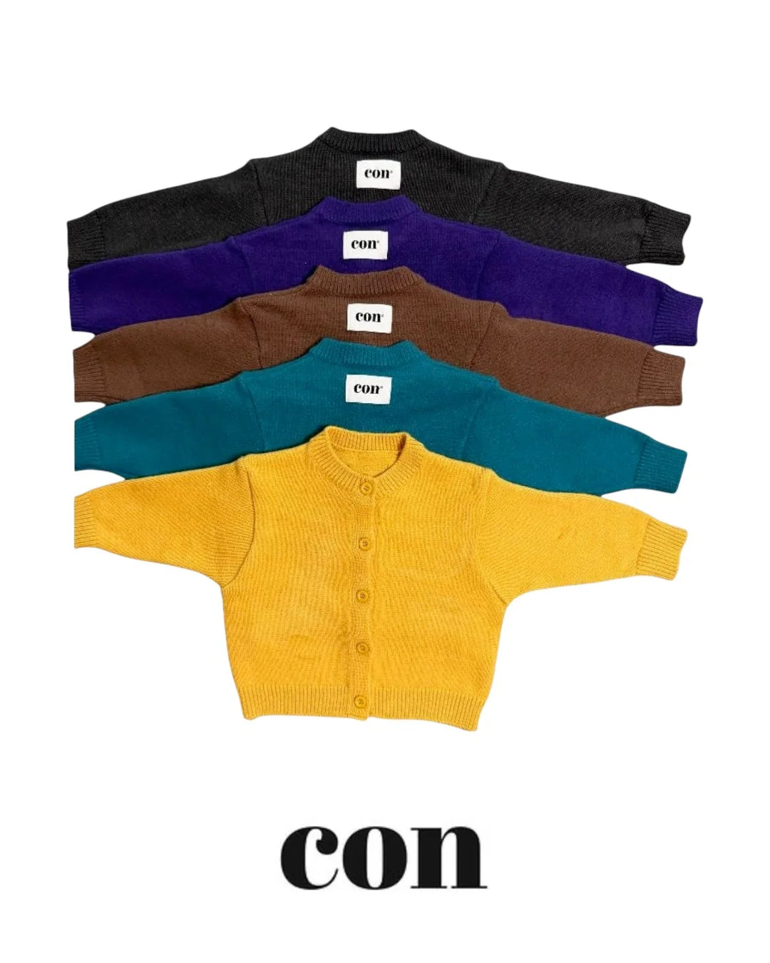 【PRE-ODER〆8.9(sun)】33.CON Color Cardigan | CON