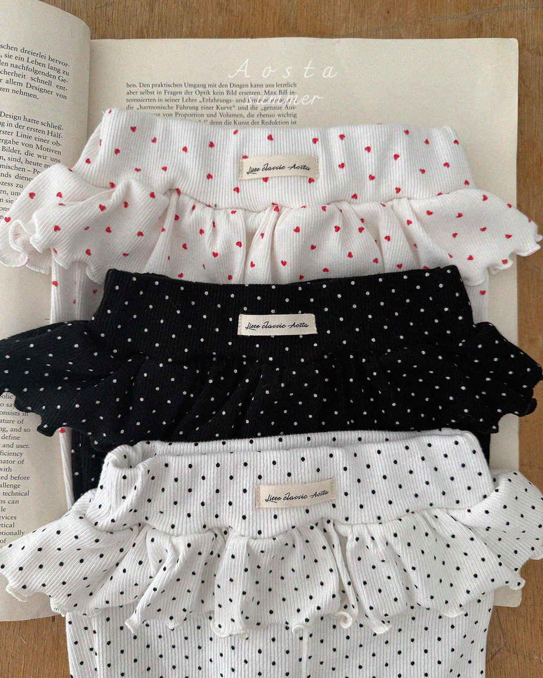 【PREORDER受付終了、ご希望はお問い合わせください。】65.Kiki Frill Pants