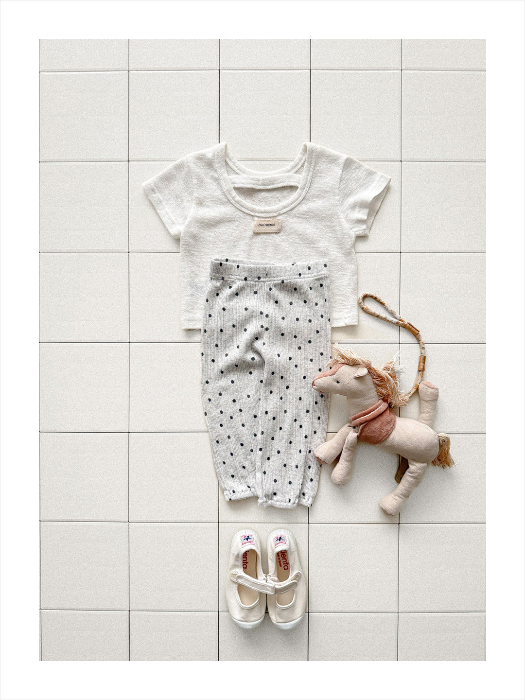 【PREORDER受付終了、ご希望はお問い合わせください。】03.Dot bloomer pants
