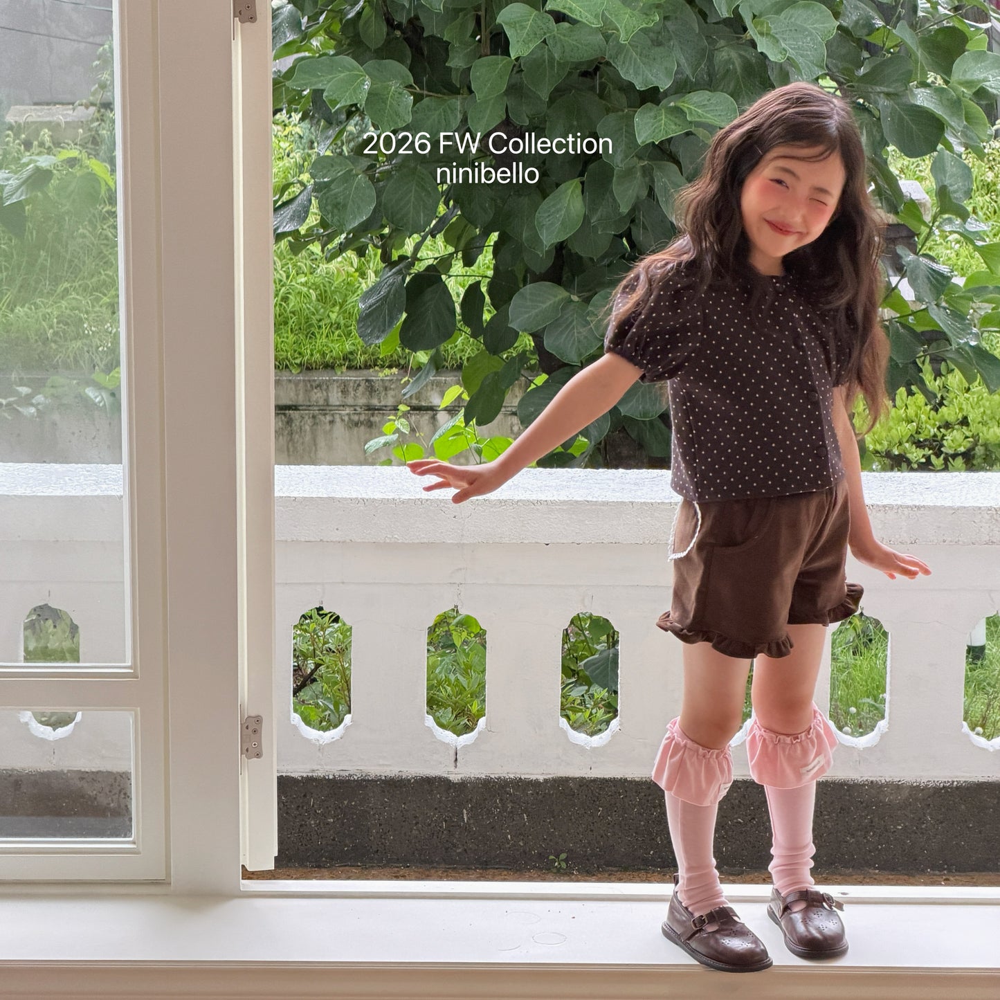 29.Heart Corduroy Frill Pants
