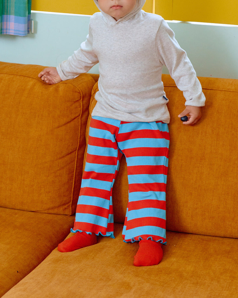 【PRE-ODER〆8.9(sun)】42.Kitsch Pop Ribbed Bootcut Pants | oottbebe