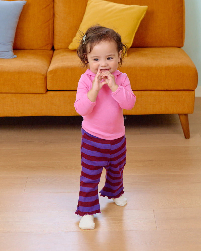 【PRE-ODER〆8.9(sun)】42.Kitsch Pop Ribbed Bootcut Pants | oottbebe