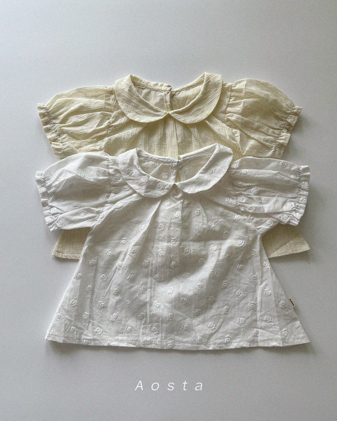 【PREORDER受付終了、ご希望はお問い合わせください。】61.Collar Blouse
