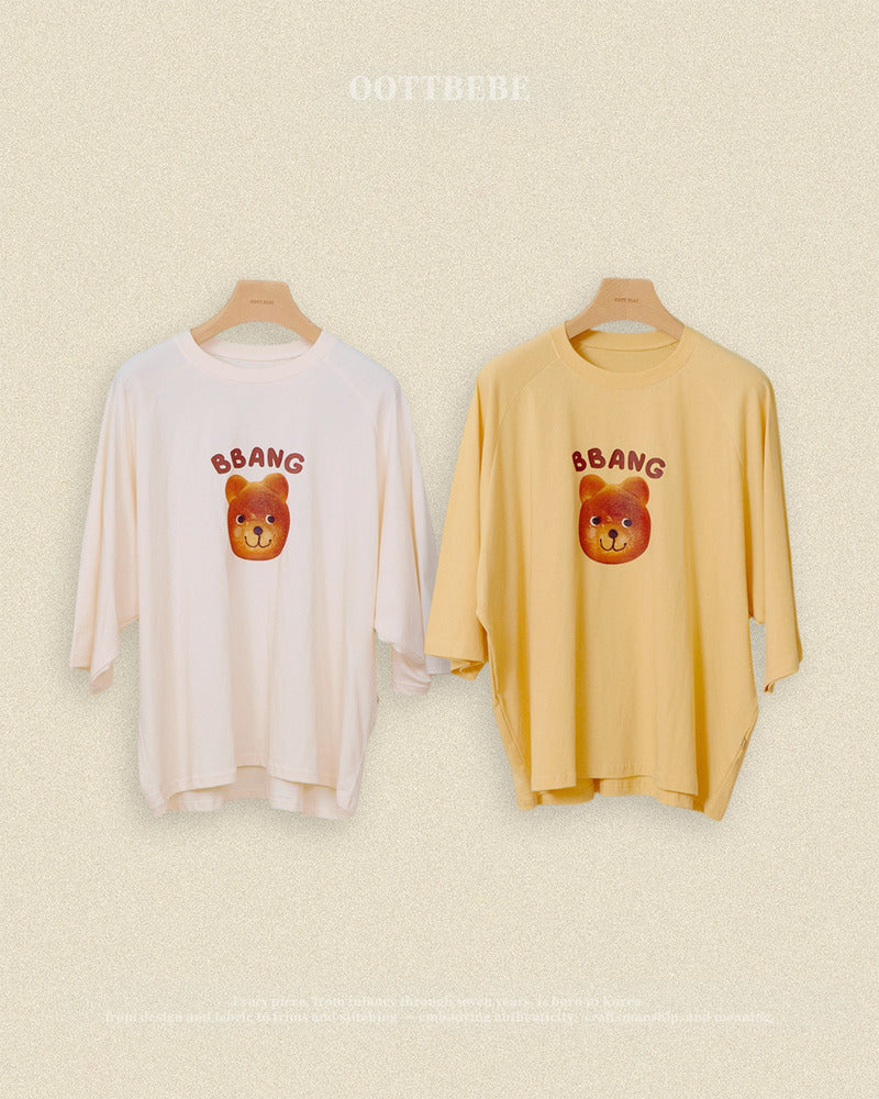 【PRE-ODER〆8.9(sun)】11.Bread Raglan T-Shirt – Adult | oottbebe