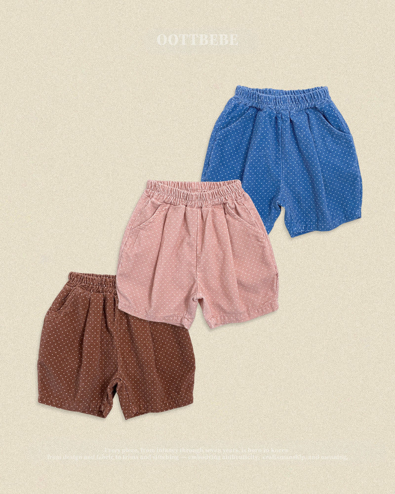 【PRE-ODER〆8.9(sun)】45.Petit Dot Pumpkin Pants – 6/10 Length | oottbebe