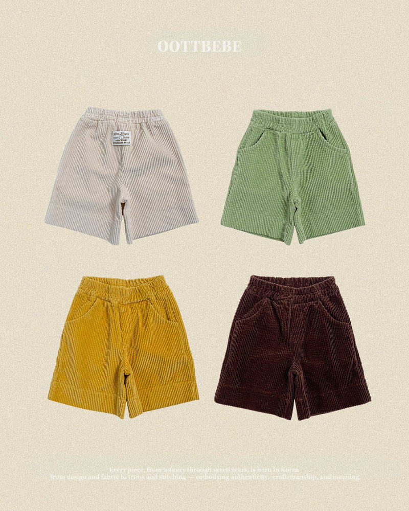 【PRE-ODER〆8.9(sun)】50.Big Corduroy Pants – 6/10 Length | oottbebe