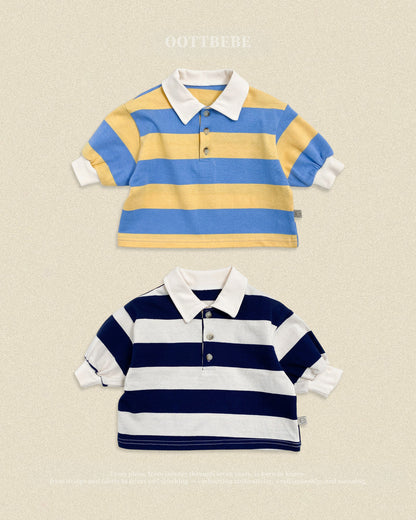 【秋のPRE-ODER 5%OFF】07.Play Rugby Polo Shirt | oottbebe
