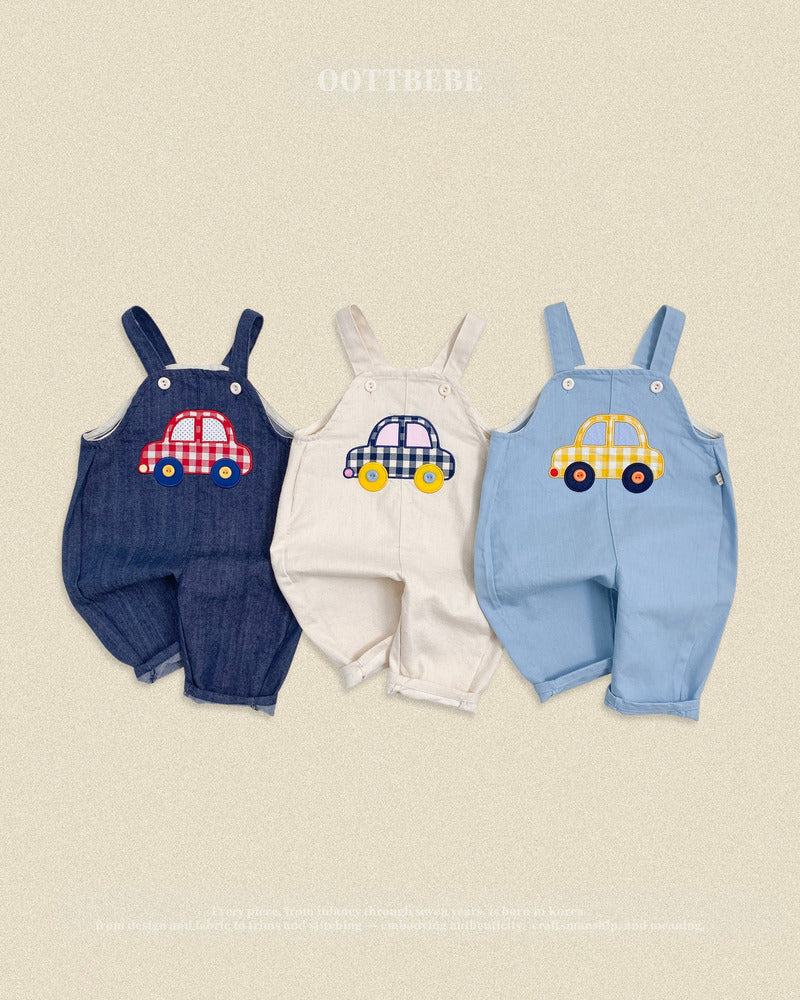 【PRE-ODER〆8.9(sun)】46.Vroom Vroom Denim Overalls | oottbebe