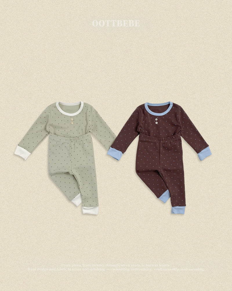 【PRE-ODER〆8.9(sun)】27.Chouchou Dot Loungewear | oottbebe