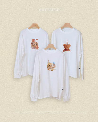 【秋のPRE-ODER 5%OFF】09.Puppy Series T-Shirt – Adult | oottbebe