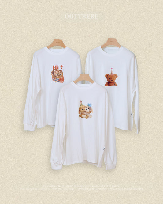 【PRE-ODER〆8.9(sun)】09.Puppy Series T-Shirt – Adult | oottbebe