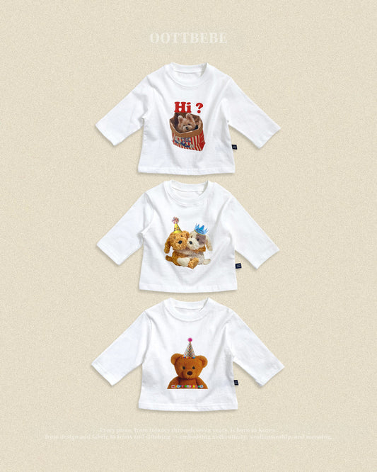 【PRE-ODER〆8.9(sun)】10.Puppy Series T-Shirt – Kids | oottbebe