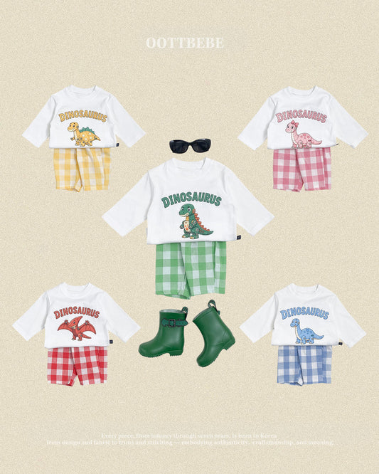 【PRE-ODER〆8.9(sun)】16.(Special Edition) Robot Dinosaur Top & Bottom Set | oottbebe