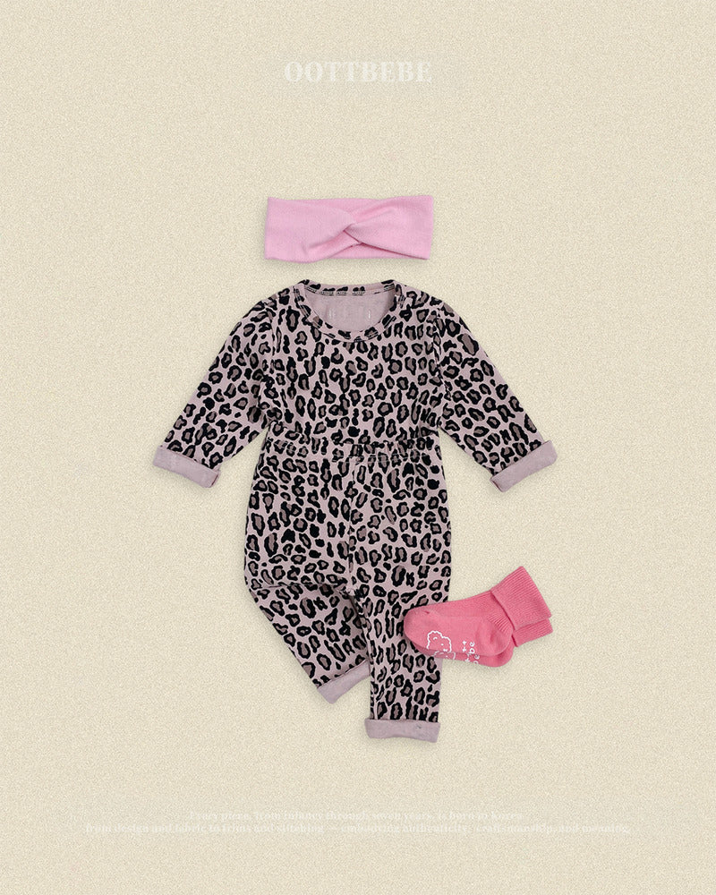 【PRE-ODER〆8.9(sun)】33.Little Leopard Loungewear | oottbebe