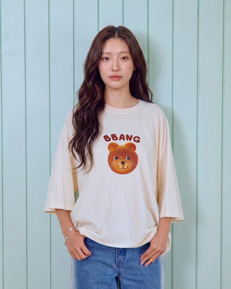 【PRE-ODER〆8.9(sun)】11.Bread Raglan T-Shirt – Adult | oottbebe