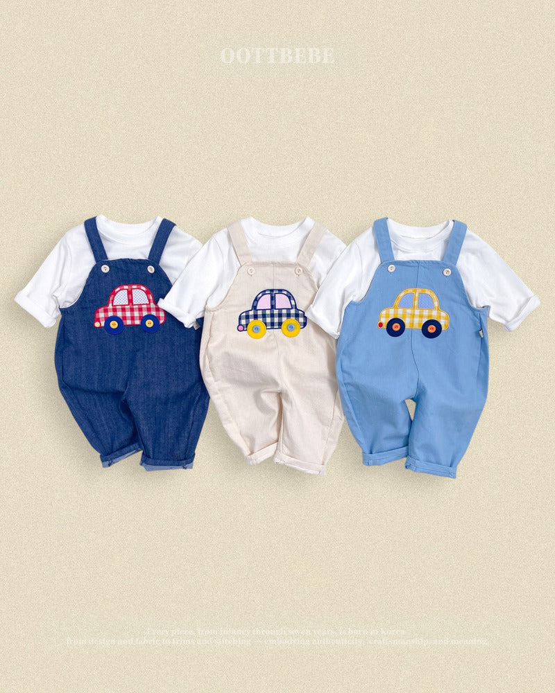 【PRE-ODER〆8.9(sun)】46.Vroom Vroom Denim Overalls | oottbebe
