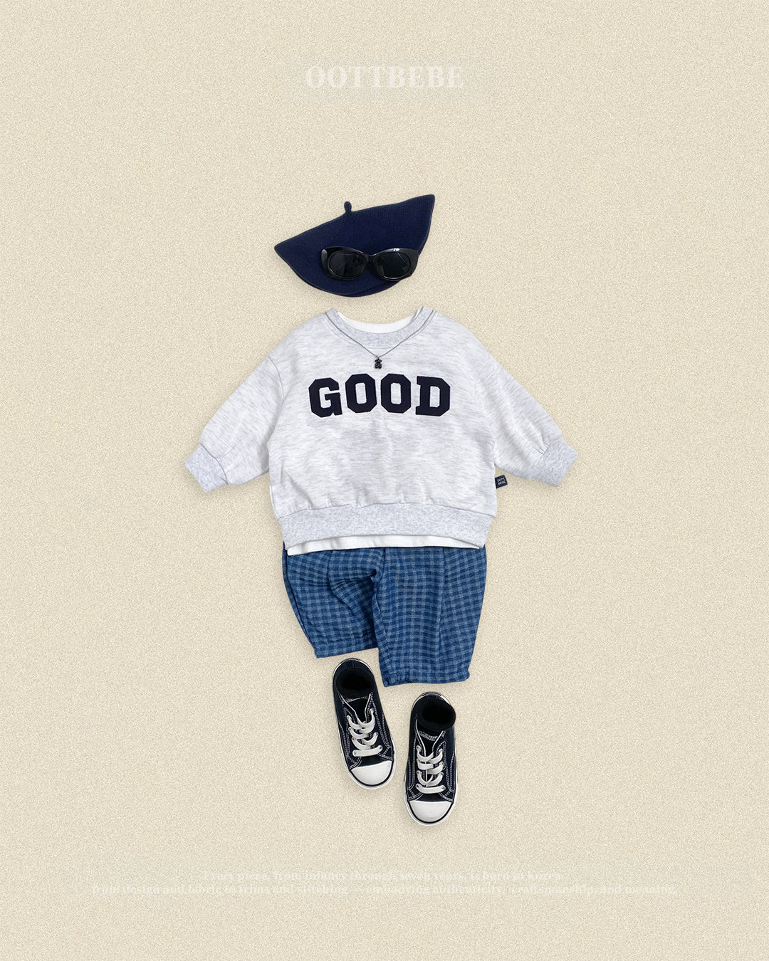 【PRE-ODER〆8.9(sun)】02.GOOD Sweatshirt – Kids | oottbebe