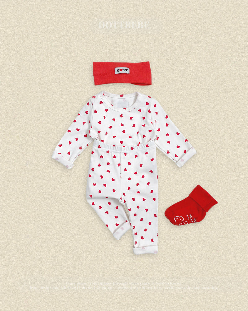 【PRE-ODER〆8.9(sun)】31.Petit Heart Loungewear | oottbebe