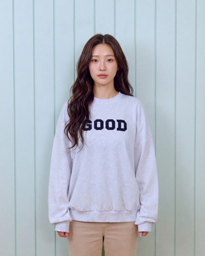 【PRE-ODER〆8.9(sun)】01.GOOD Sweatshirt – Adult | oottbebe
