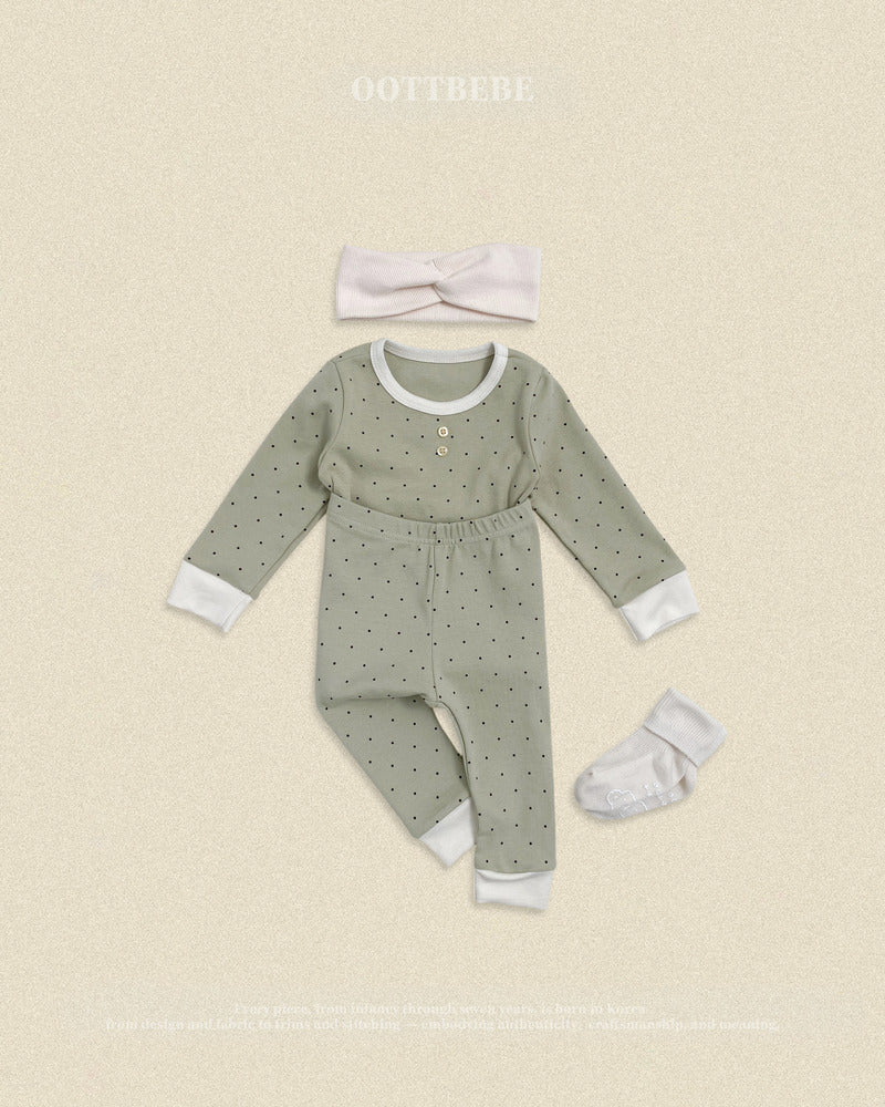 【PRE-ODER〆8.9(sun)】27.Chouchou Dot Loungewear | oottbebe