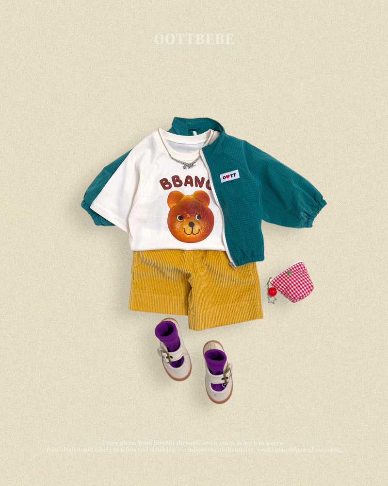 【PRE-ODER〆8.9(sun)】12.Bread Raglan T-Shirt – Kids | oottbebe