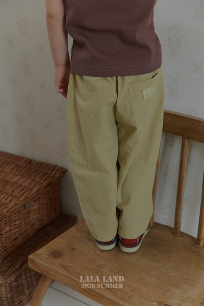 【PREORDER受付終了、ご希望はお問い合わせください。】77.Cotton Daily Pants