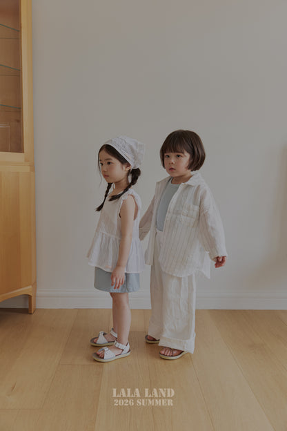 【PREORDER受付終了、ご希望はお問い合わせください。】48.Pencil Linen Shirt