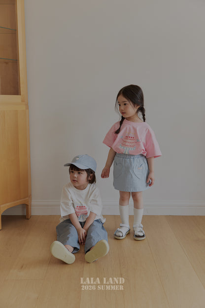 【PREORDER受付終了、ご希望はお問い合わせください。】69.Cake Short Sleeve T-shirt