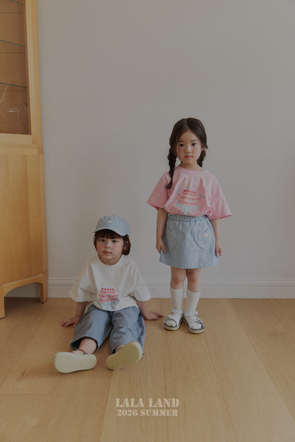 【PREORDER受付終了、ご希望はお問い合わせください。】69.Cake Short Sleeve T-shirt