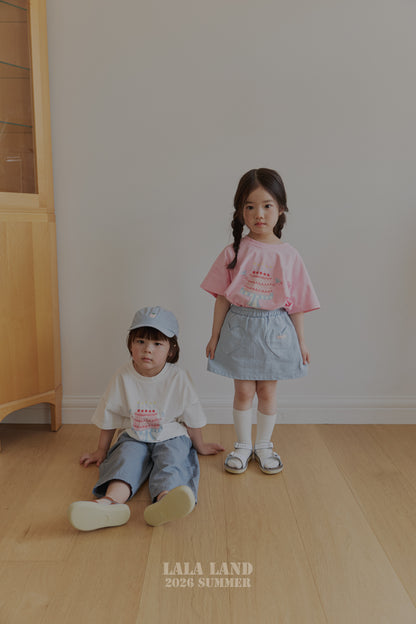【PREORDER受付終了、ご希望はお問い合わせください。】69.Cake Short Sleeve T-shirt