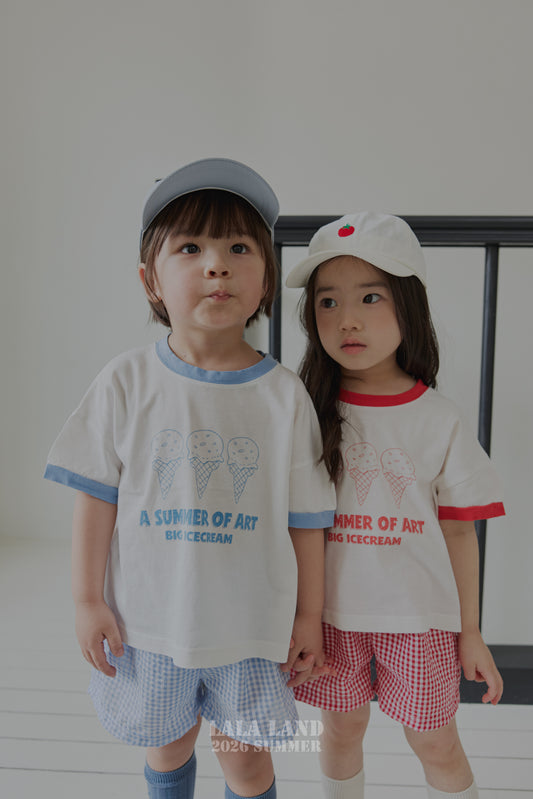 【PREORDER受付終了、ご希望はお問い合わせください。】65.Ice Cream Short Sleeve T-shirt