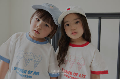 【PREORDER受付終了、ご希望はお問い合わせください。】65.Ice Cream Short Sleeve T-shirt
