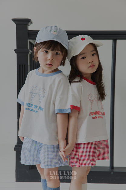 【PREORDER受付終了、ご希望はお問い合わせください。】65.Ice Cream Short Sleeve T-shirt
