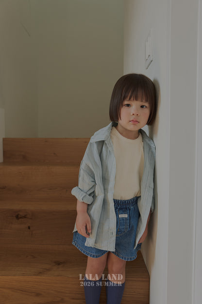 【PREORDER受付終了、ご希望はお問い合わせください。】72.Point Denim Shorts