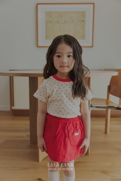 【PREORDER受付終了、ご希望はお問い合わせください。】61.Cherry Short Sleeve T-shirt