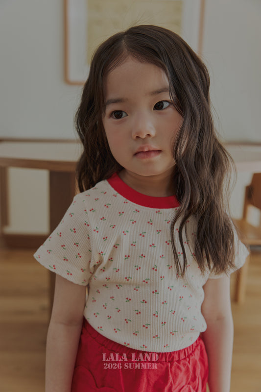 【PREORDER受付終了、ご希望はお問い合わせください。】61.Cherry Short Sleeve T-shirt