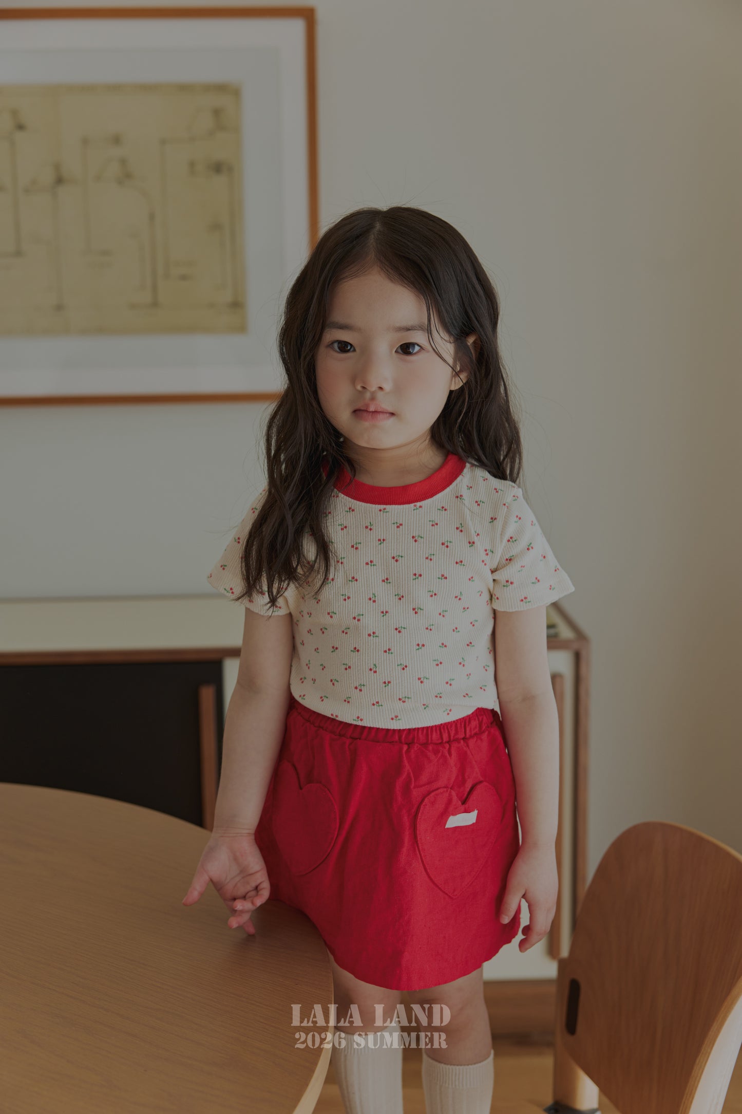 【PREORDER受付終了、ご希望はお問い合わせください。】74.Heart Mini Skirt