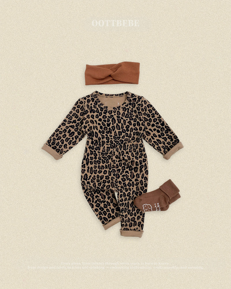 【PRE-ODER〆8.9(sun)】33.Little Leopard Loungewear | oottbebe