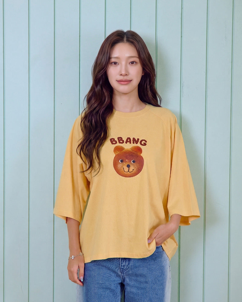 【PRE-ODER〆8.9(sun)】11.Bread Raglan T-Shirt – Adult | oottbebe