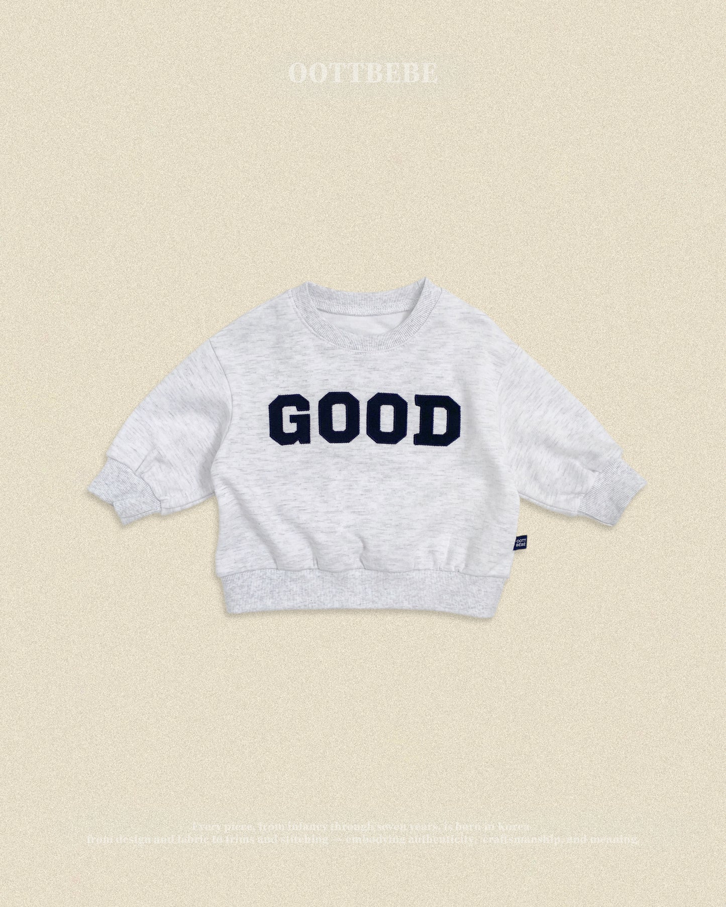 【PRE-ODER〆8.9(sun)】02.GOOD Sweatshirt – Kids | oottbebe