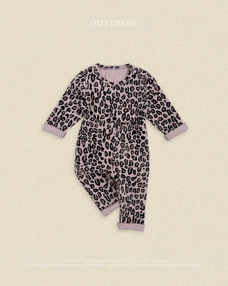 【PRE-ODER〆8.9(sun)】33.Little Leopard Loungewear | oottbebe