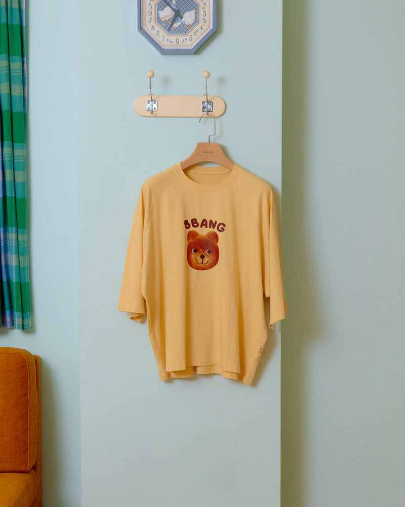 【PRE-ODER〆8.9(sun)】11.Bread Raglan T-Shirt – Adult | oottbebe