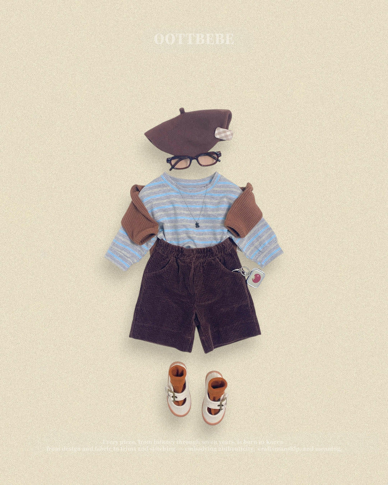 【PRE-ODER〆8.9(sun)】50.Big Corduroy Pants – 6/10 Length | oottbebe