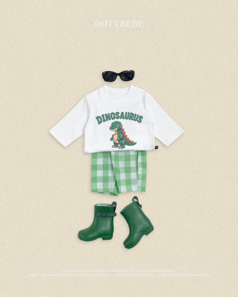 【PRE-ODER〆8.9(sun)】16.(Special Edition) Robot Dinosaur Top & Bottom Set | oottbebe