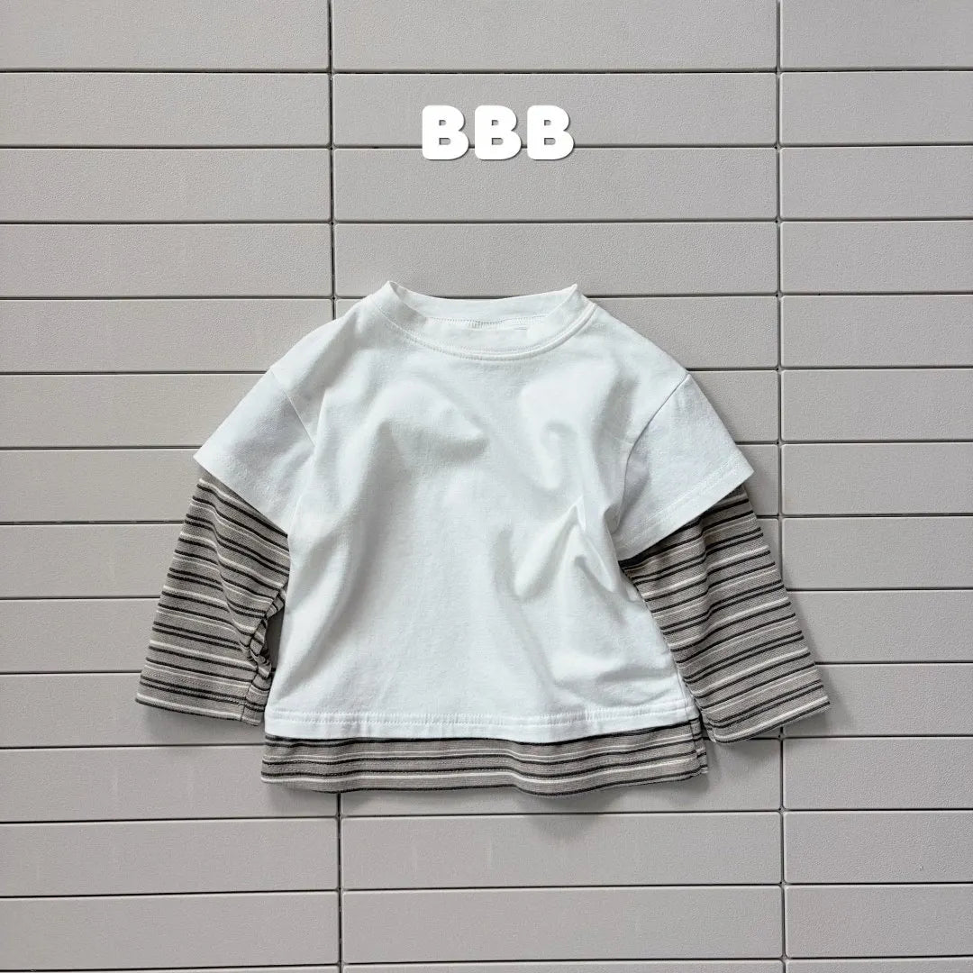 【秋のPRE-ODER 5%OFF】11.Double-Layer Tee