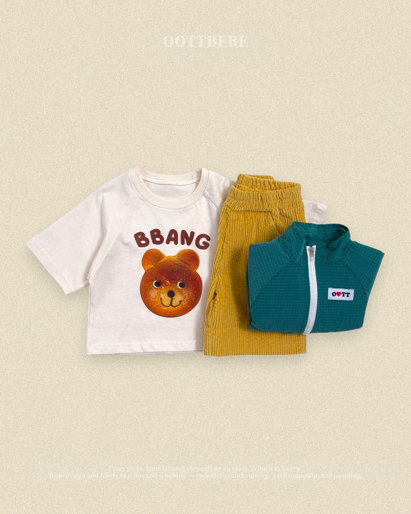 【PRE-ODER〆8.9(sun)】12.Bread Raglan T-Shirt – Kids | oottbebe