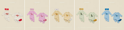 【秋のPRE-ODER 5%OFF】29.Robot Dinosaur Loungewear | oottbebe